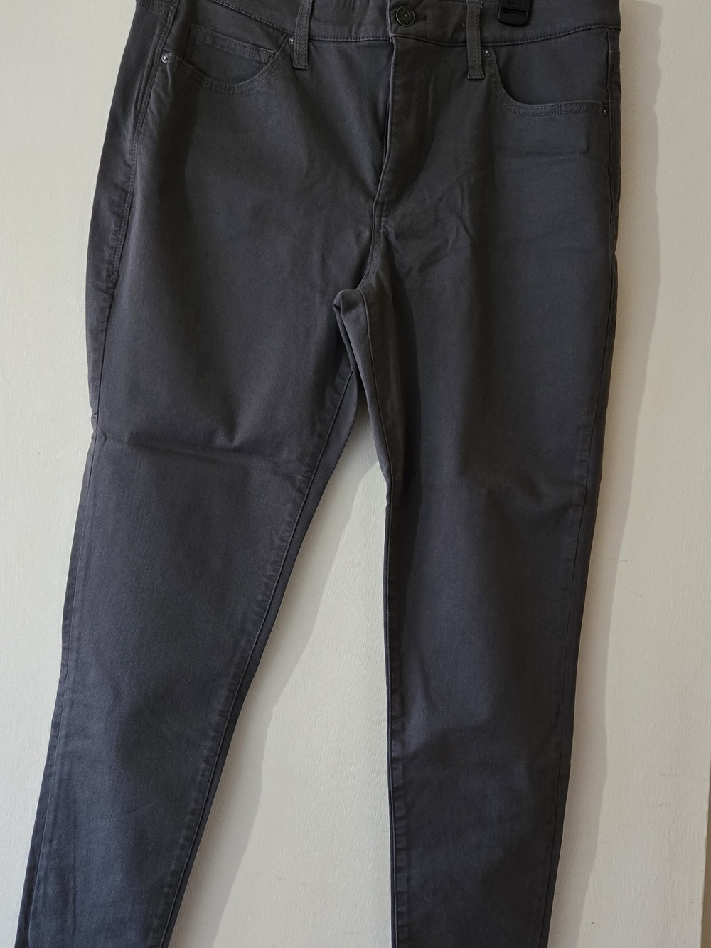 LuLaRoe Women’s Slim Straight Jeans in Charcoal With Tummy Control Waist
